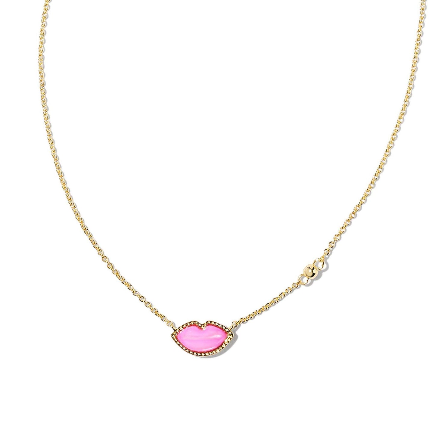 Gao Zan Red Lip Necklace Female Clavicle Chain