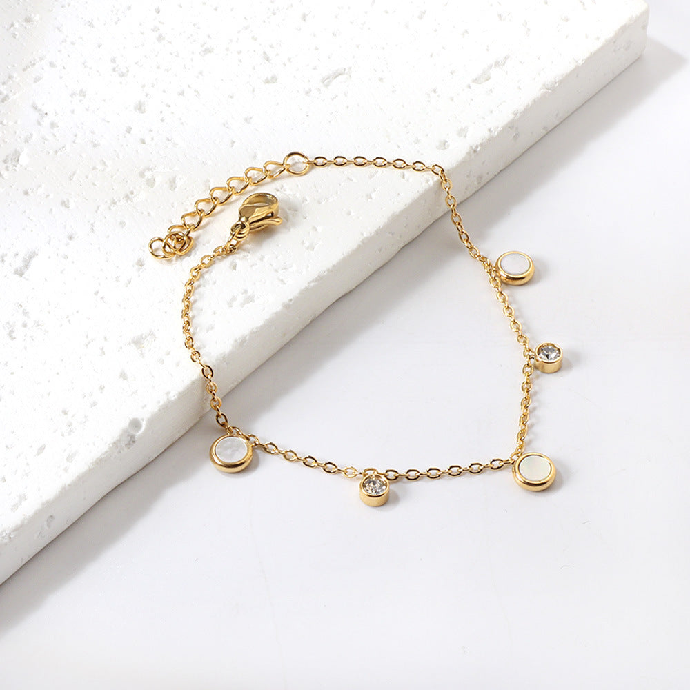 European And American Fashion Bracelet Simple Exquisite Refined Grace Cold Style