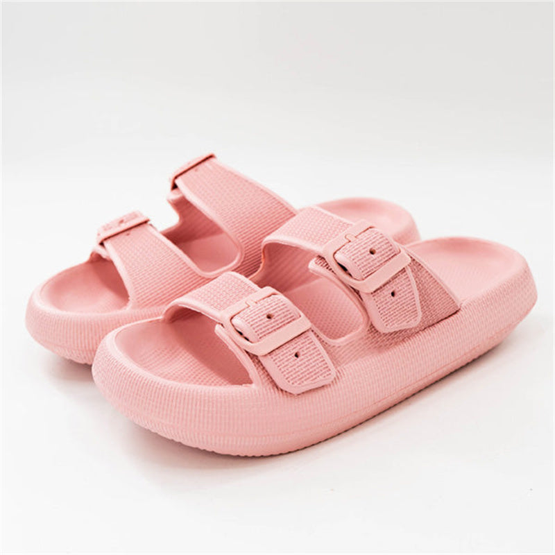 Sandalias y pantuflas de EVA de suela gruesa para interior y exterior de verano para mujer