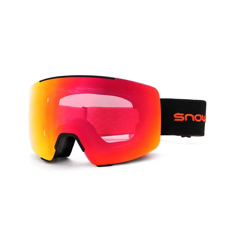 Anti-fog Sports Eyewear oem custom design logo color magnetic lens ski goggles