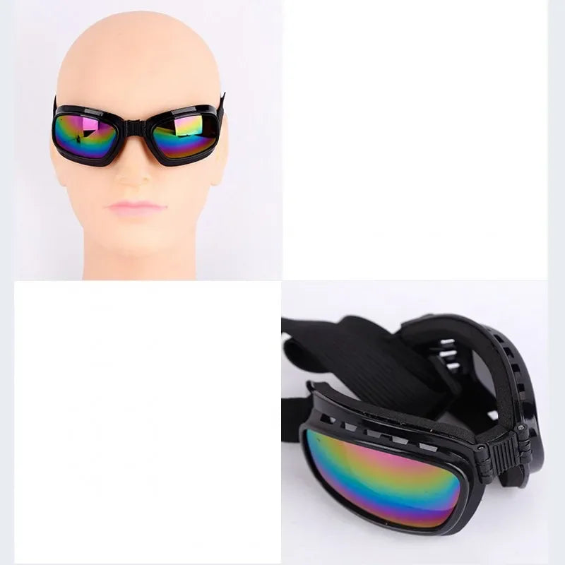 Multifunctional Motorcycle Glasses Anti Glare Motocross  Windproof Dustproof UV Protection Eyewear