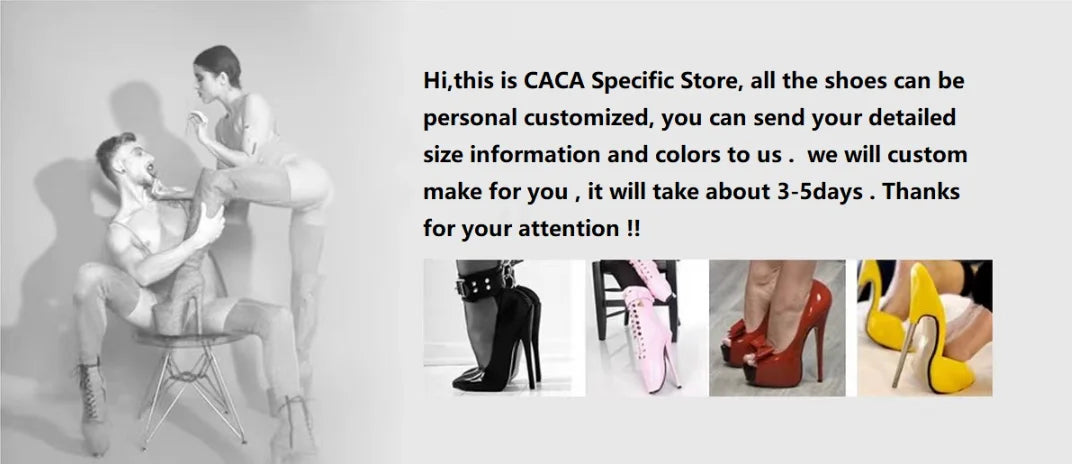 High Heels Women Ankle Boots, Lock Strap, Pointed Toe, Black/ Black Leopard, Customized Colors