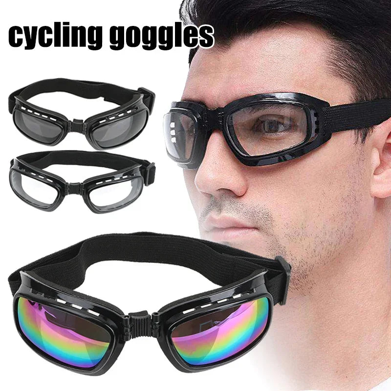 Multifunctional Motorcycle Glasses Anti Glare Motocross  Windproof Dustproof UV Protection Eyewear