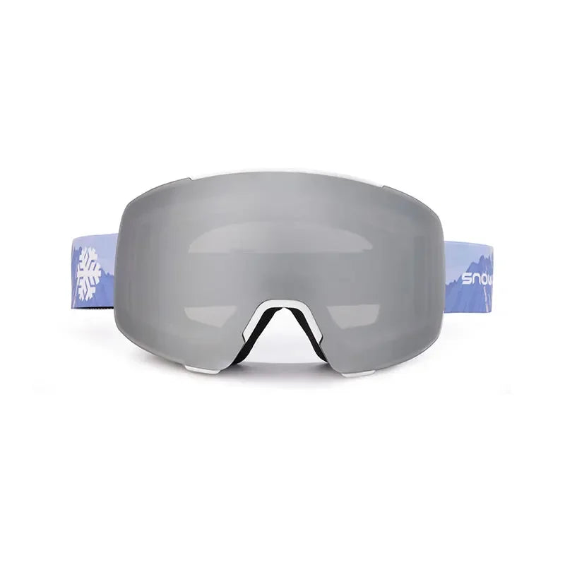 Anti-fog Sports Eyewear oem custom design logo color magnetic lens ski goggles