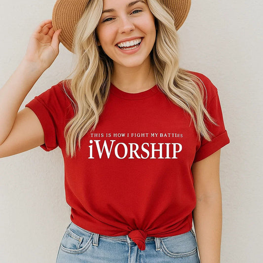 This is How I Fight My Battles iWorship Tee